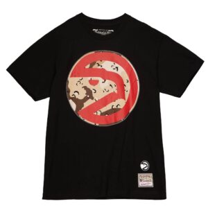 Mitchell & Ness Camo réfléchissant SS Atlanta Hawks T-shirt noir 730122