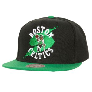 Chapeau Mitchell & Ness Circle Splash Snapback Boston Celtics Vert 730509