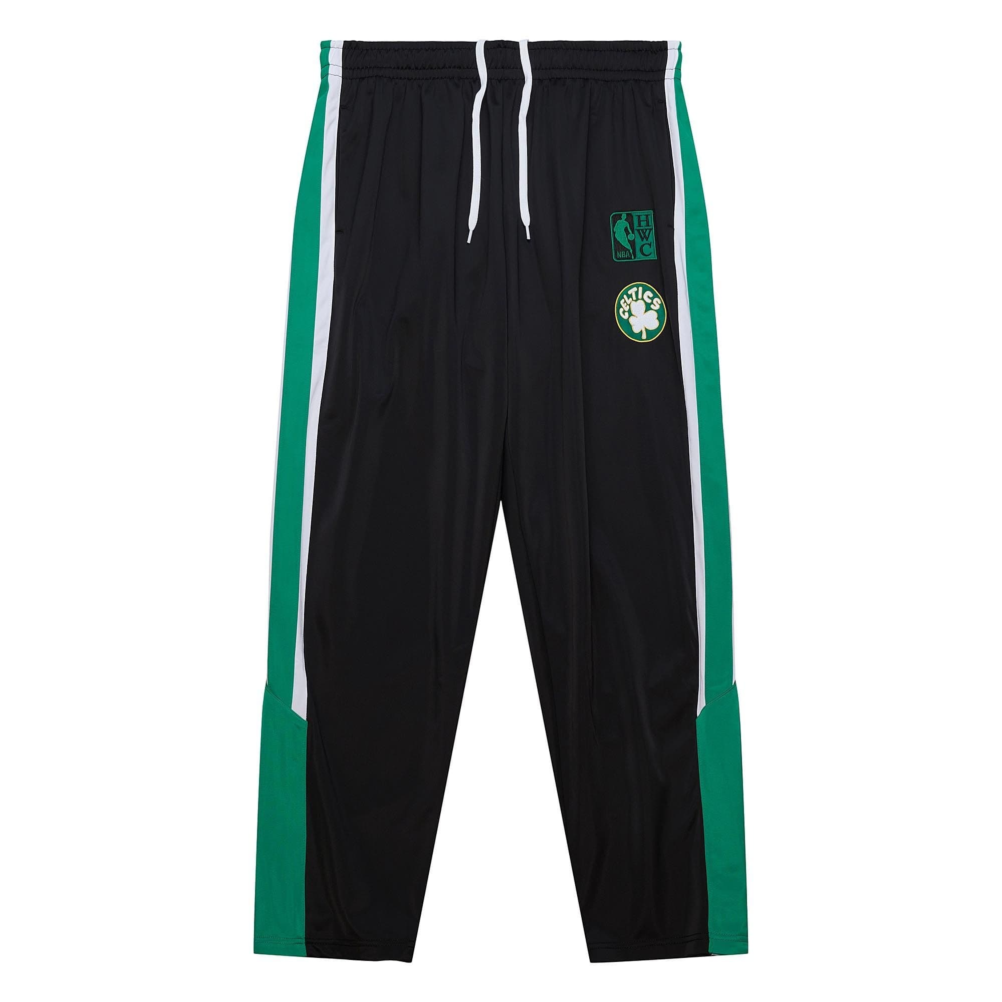 Mitchell & Ness Color Blocked Track Vintage Logo Boston Celtics Pantalon Noir-vert 736891