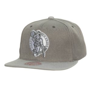 Mitchell & Ness Cool Grey Snapback Boston Celtics Chapeau Gris 731469