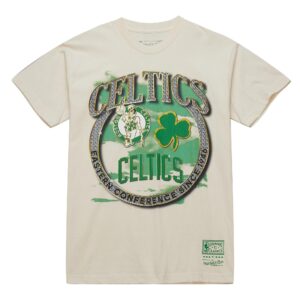 Mitchell & Ness Crown Jewels SS HWC Boston Celtics T-shirt Crème 733039