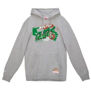 Mitchell & Ness Graff Boston Celtics Sweat à capuche Gris 736943