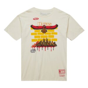 Mitchell & Ness M&N x Tats Cru City Atlanta Hawks T-shirt Gris 729753