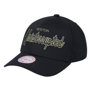 Mitchell & Ness M&N x Uninterrupted Snapback Boston Celtics Chapeau Noir 731416