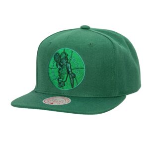 Mitchell & Ness Casquette Snapback monochrome HWC Boston Celtics Vert 731010