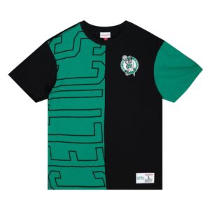 Mitchell & Ness Play By Play 2.0 SS Boston Celtics T-shirt Vert/Noir 733241