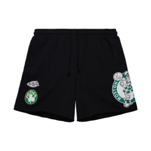 Mitchell & Ness Postgame Fleece Vintage Logo Boston Celtics Short Noir 731697