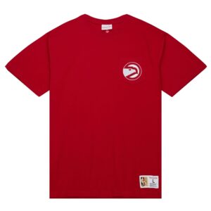 Mitchell & Ness T-shirt de poche Premium Atlanta Hawks Rouge 729842