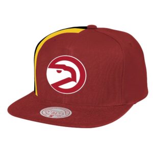 Mitchell & Ness Retroline Snapback HWC Atlanta Hawks Chapeau Jaune/Rouge/Noir 729161