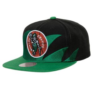 Mitchell & Ness Sharktooth Snapback HWC Boston Celtics Chapeau Bleu 731387
