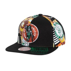 Mitchell & Ness Chemise Remix Snapback HWC Boston Celtics Chapeau Noir 731016