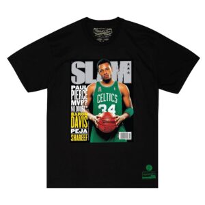 Mitchell & Ness Slam couvre Boston Celtics Paul Pierce T-Shirt crème 733093