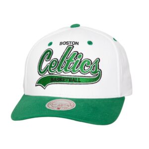 Mitchell & Ness Tail Sweep Pro Snapback Boston Celtics Chapeau Blanc 731427