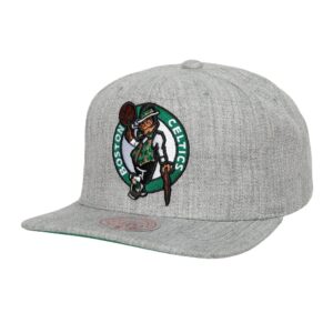 Mitchell & Ness Team Heather 2.0 Snapback Boston Celtics Chapeau Gris 731391
