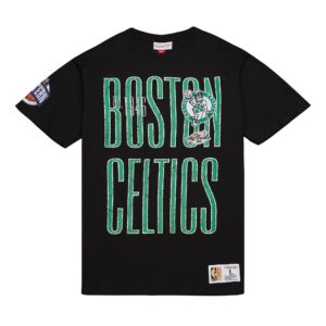 Mitchell & Ness Team OG Premium SS Boston Celtics T-shirt Noir 732926