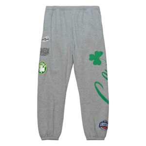 Mitchell & Ness Team Origins Pantalon polaire Boston Celtics Gris 736879
