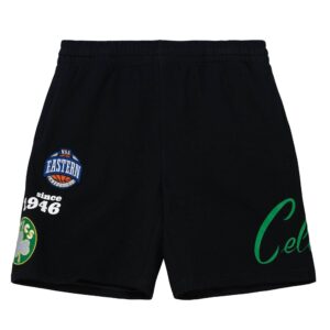 Short en polaire Mitchell & Ness Team Origins Short Boston Celtics Noir 732007