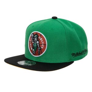 Mitchell & Ness Team Side Fitted HWC Boston Celtics Chapeau Vert 734986