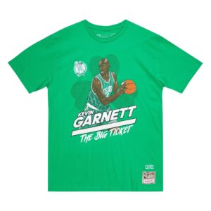 Mitchell & Ness The Big Ticket Boston Celtics Kevin Garnett T-Shirt Blanc 733116