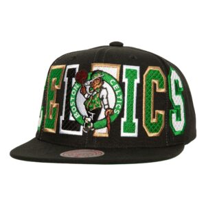 Mitchell & Ness Varsity Bust Snapback Boston Celtics Chapeau Blanc 730575