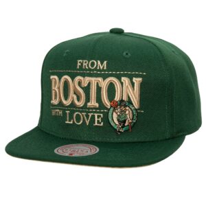 Mitchell & Ness With Love Snapback Boston Celtics Chapeau Vert 731447