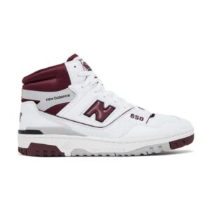 Baskets New Balance 650R Blanc Bordeaux BB650RCH