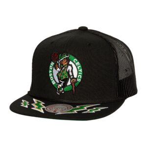 Mitchell & Ness Recharge Trucker Boston Celtics Chapeau Noir 732144