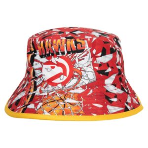 Chapeau Bob Panama Shattered Big Face HWC Atlanta Hawks Rouge 735757
