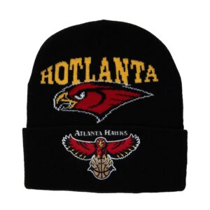 Bonnet Team Origins Knit HWC Atlanta Hawks Noir 735754