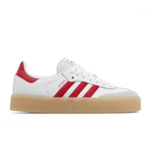 Baskets Wmns adidas Sambae Blanc Scarlet Gum ID0438