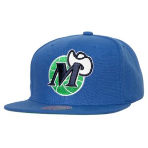 Mitchell & Ness Conference Patch Snapback HWC Dallas Mavericks Chapeau Noir 742005