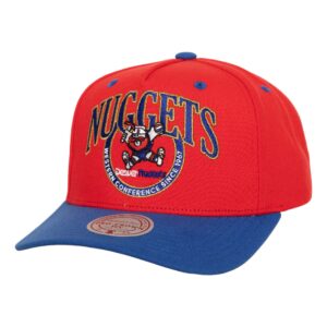 Mitchell & Ness Crown Jewels Pro Snapback HWC Denver Nuggets Chapeau Crème 743162