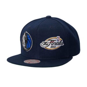 Casquette Mitchell & Ness Dual Whammy Snapback Dallas Mavericks Noir 741997