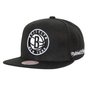 Mitchell & Ness English Dropback Snapback Brooklyn Nets Chapeau Noir 737449