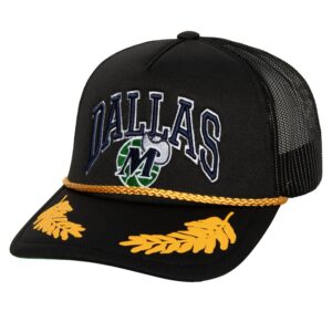Mitchell & Ness Gold Leaf Trucker HWC Dallas Mavericks Chapeau Noir 742026