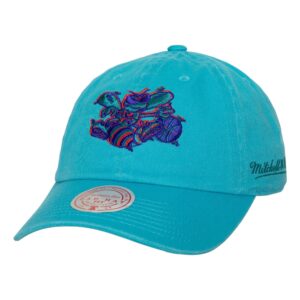Mitchell & Ness Golden Hour Glaze Strapback HWC Charlotte Hornets Chapeau Turquoise 739799