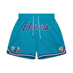 Mitchell & Ness Short Just Don Practice Charlotte Hornets Turquoise 741383