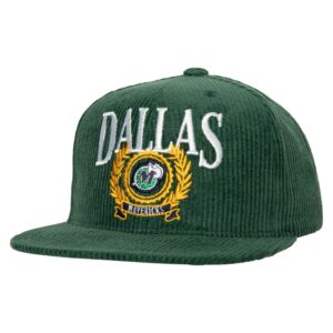 Mitchell & Ness Levelz Snapback HWC Dallas Mavericks Chapeau Jaune 742001