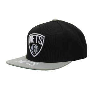 Mitchell & Ness Logo Bill Snapback Brooklyn Nets Chapeau Noir 737414