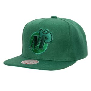 Mitchell & Ness Casquette Snapback monochrome HWC Dallas Mavericks Gris 741985