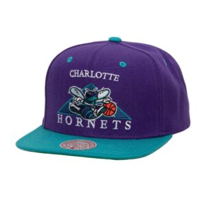 Mitchell & Ness Monument Snapback HWC Charlotte Hornets Chapeau Rose 738435
