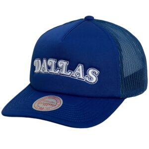 Mitchell & Ness My Towns Politics Trucker HWC Dallas Mavericks Chapeau Blanc 742038