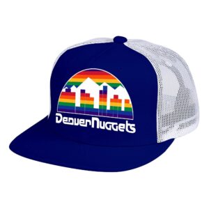 Mitchell & Ness Off The Backboard Trucker Snapback HWC Denver Nuggets Chapeau Blanc 743531
