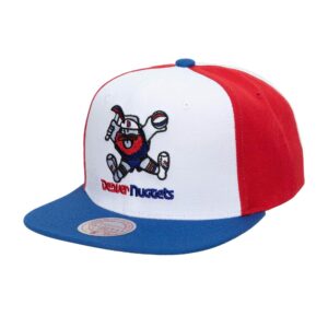 Mitchell & Ness On The Block Snapback HWC Denver Nuggets Chapeau Gris 743483