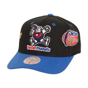 Mitchell & Ness Overbite Pro Snapback HWC Denver Nuggets Chapeau Blanc 743226