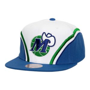 Mitchell & Ness Overhead Snapback HWC Dallas Mavericks Chapeau Bleu/Blanc 741489