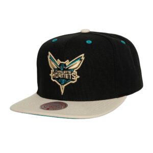 Mitchell & Ness Pin Drop Snapback Charlotte Hornets Chapeau Noir 738887