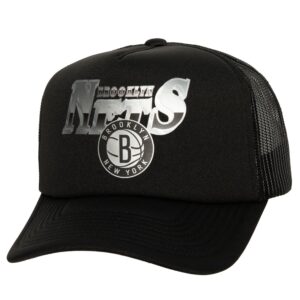 Mitchell & Ness Rock On Trucker Brooklyn Nets Chapeau Noir 738026