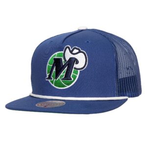 Mitchell & Ness Roper Trucker HWC Dallas Mavericks Chapeau Noir 742033