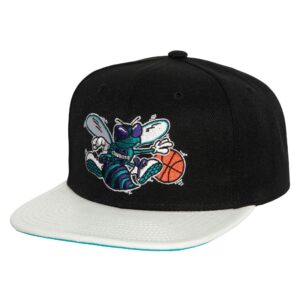 Mitchell & Ness SSBSTS Snapback HWC Charlotte Hornets Chapeau Noir 738974